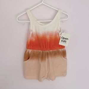 Open Edit ombré shorts romper girlsNWT size 9 months